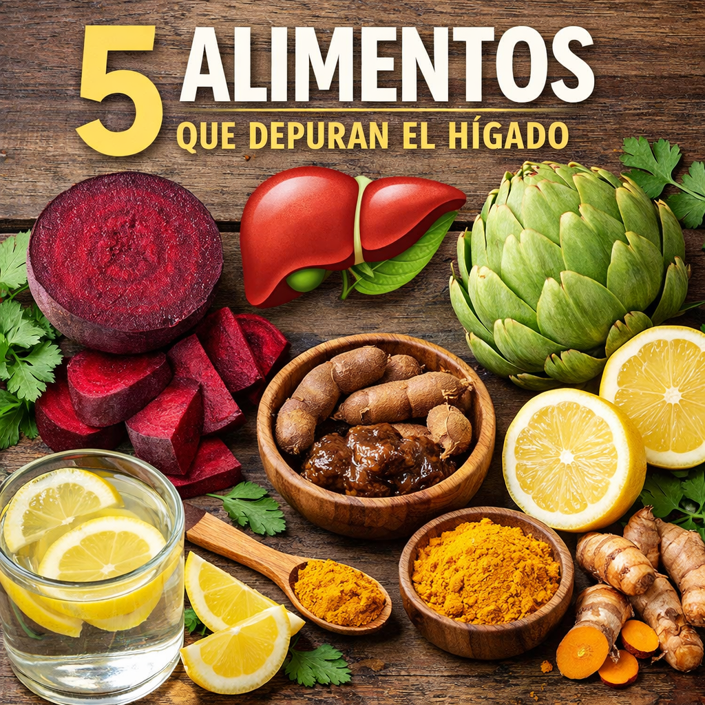 5 alimentos que depuran el hígado de forma natural