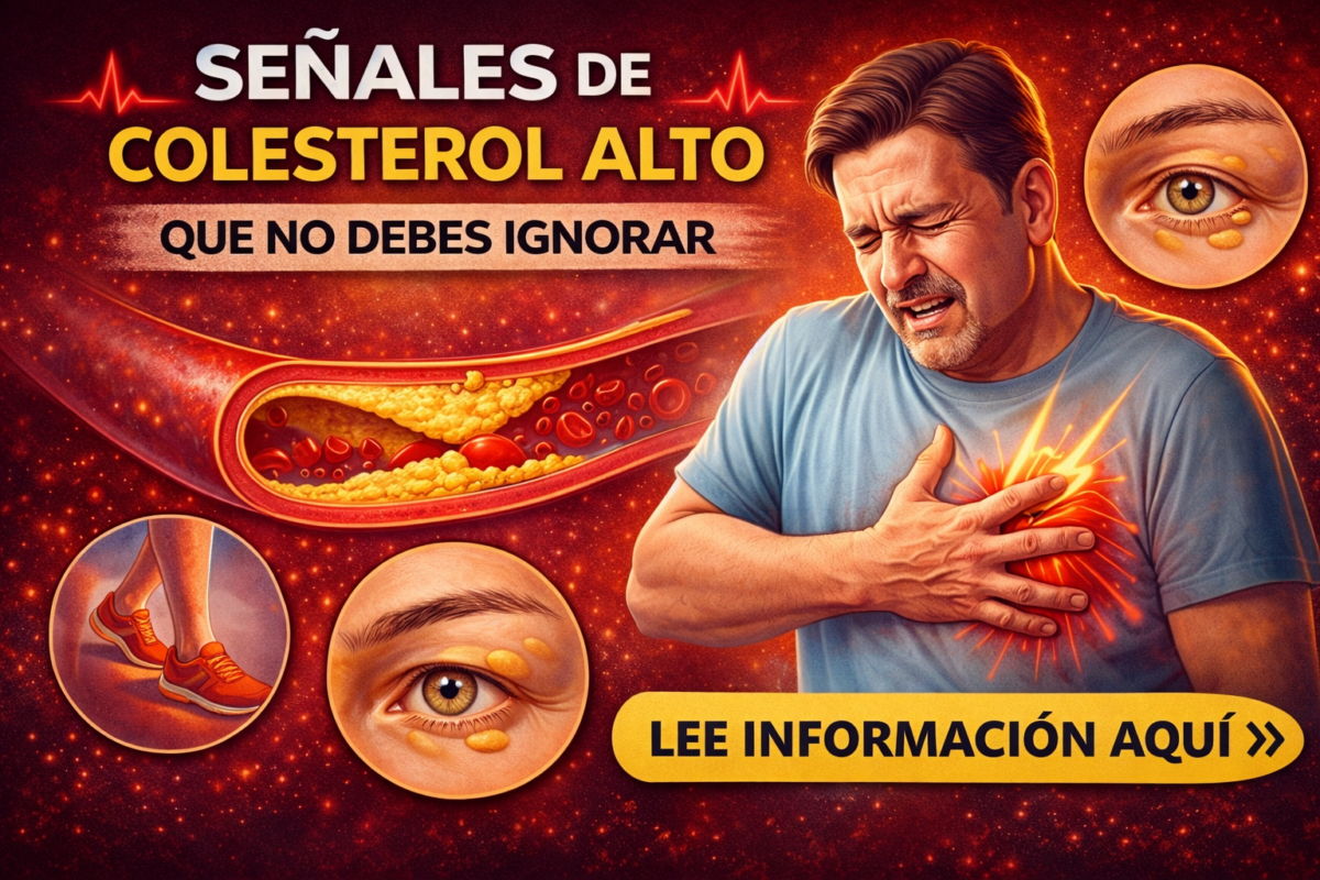 Señales de colesterol alto que no debes ignorar